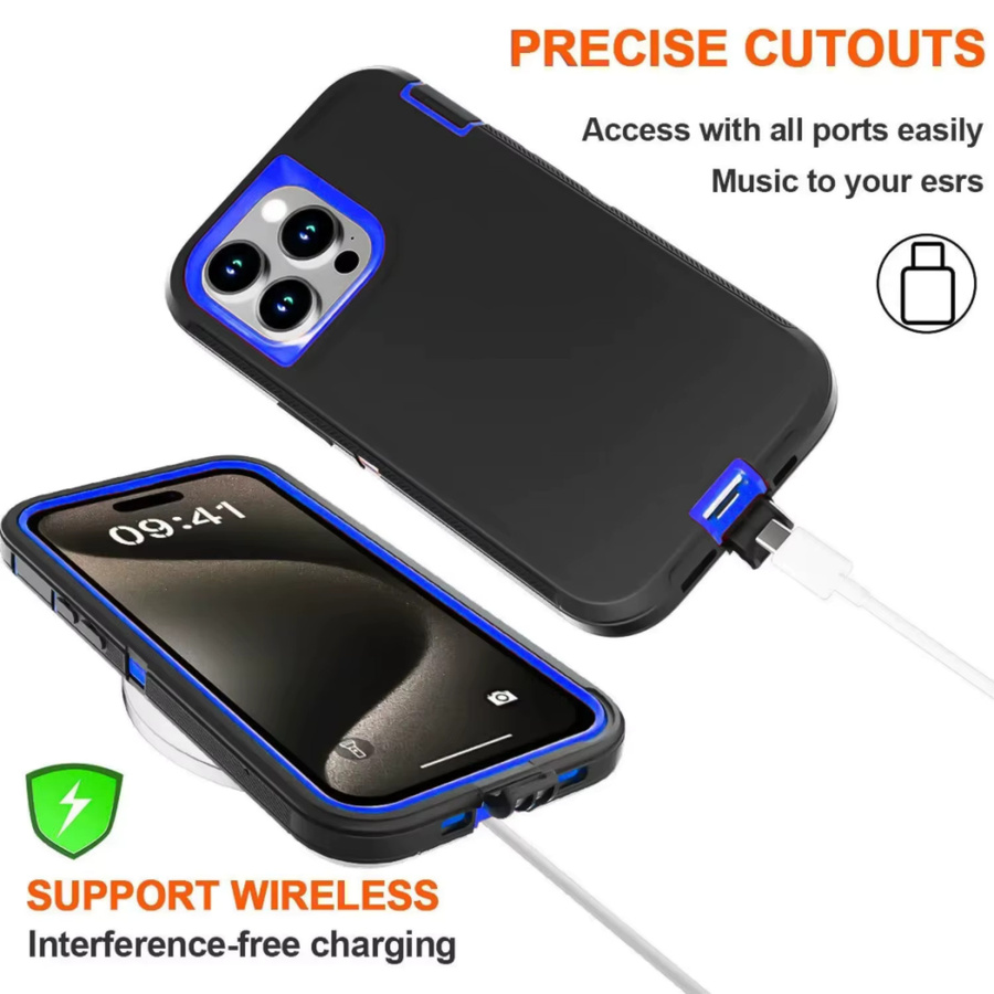 Robuste Armor Defender Schutzhülle für Samsung Galaxy A57 A56 A55 Serie in Blau - Bild 1