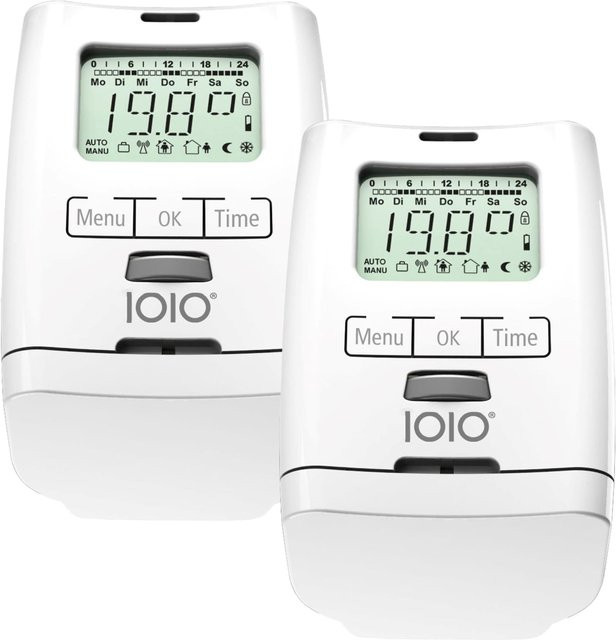 2 Stück HT 2000 Elektronischer Heizkörperthermostat in Weiß Made in Germany - Bild 1
