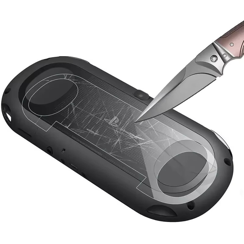 DATA FROG Displayschutz aus gehärtetem Glas für Sony PS Vita 1000 und 2000, transparent, Full HD klar - Bild 2