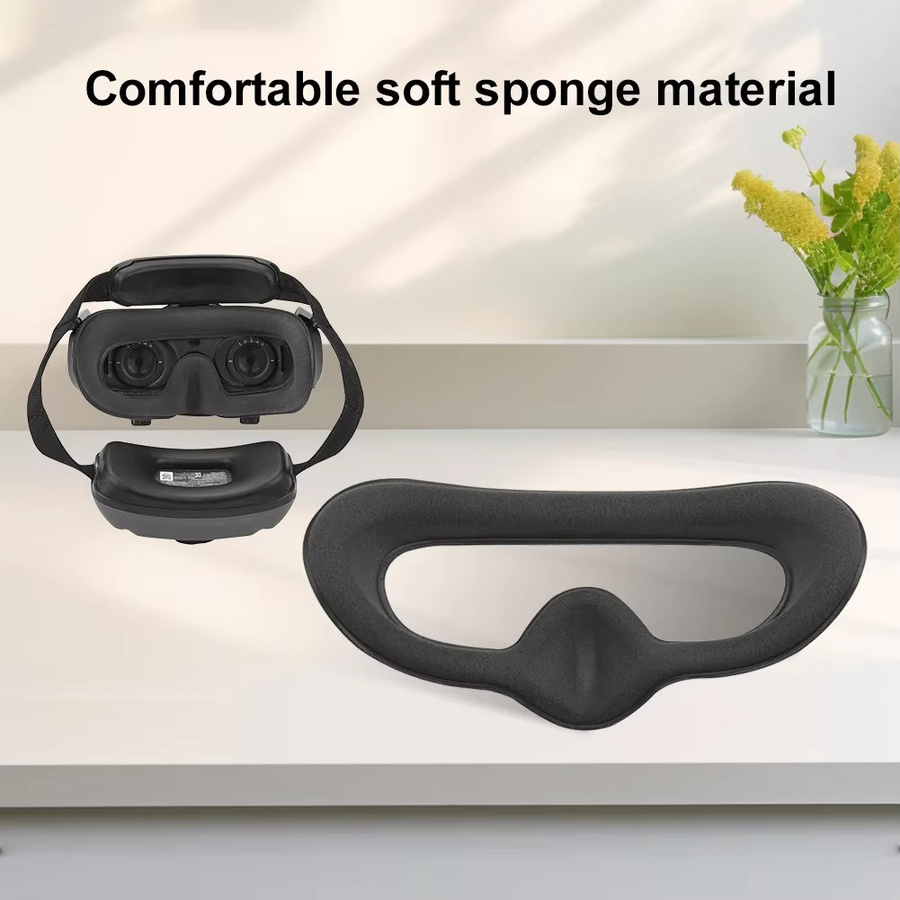 DJI Schaumstoff-Augenpolster in Schwarz für DJI AVATA 2 Goggles 2/3 - Bild 3