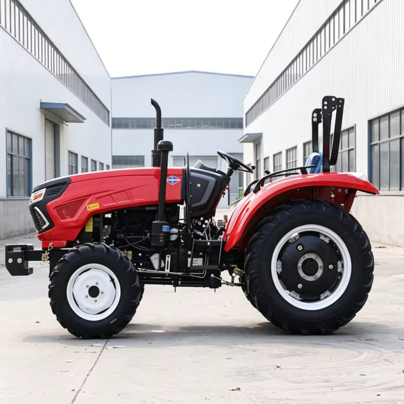 AIWEIYA Vierrad-Traktor in Rot: Hocheffizienter Radfräser für die Landwirtschaft zur Tiefenlockerung und Rotationsbearbeitung - Bild 4