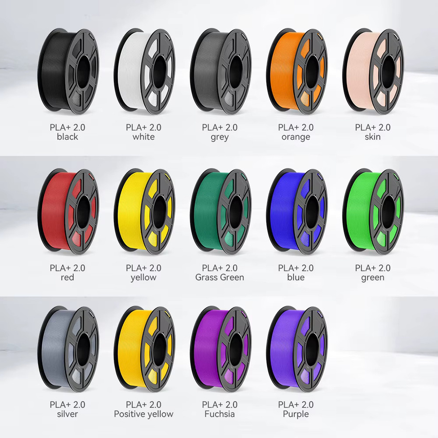 JAYO 3D-Drucker Filament Set 10 Rollen PLA Plus PETG Mehrfarbig 1,75 mm für FDM-Drucker - Bild 3