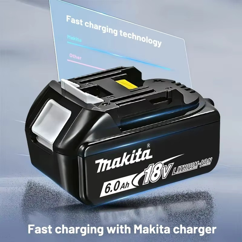 Makita 18V LXT Lithium-Ionen-Akku 6,0Ah und DC18RC Schnellladegerät-Set in Schwarz - Bild 3