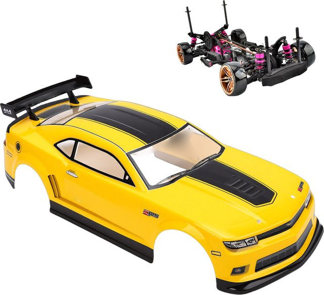 GOOLSKY RC Auto Karosserie Ersatzteil, 1:10 Maßstab, Gelb, Kunststoff - Bild 1