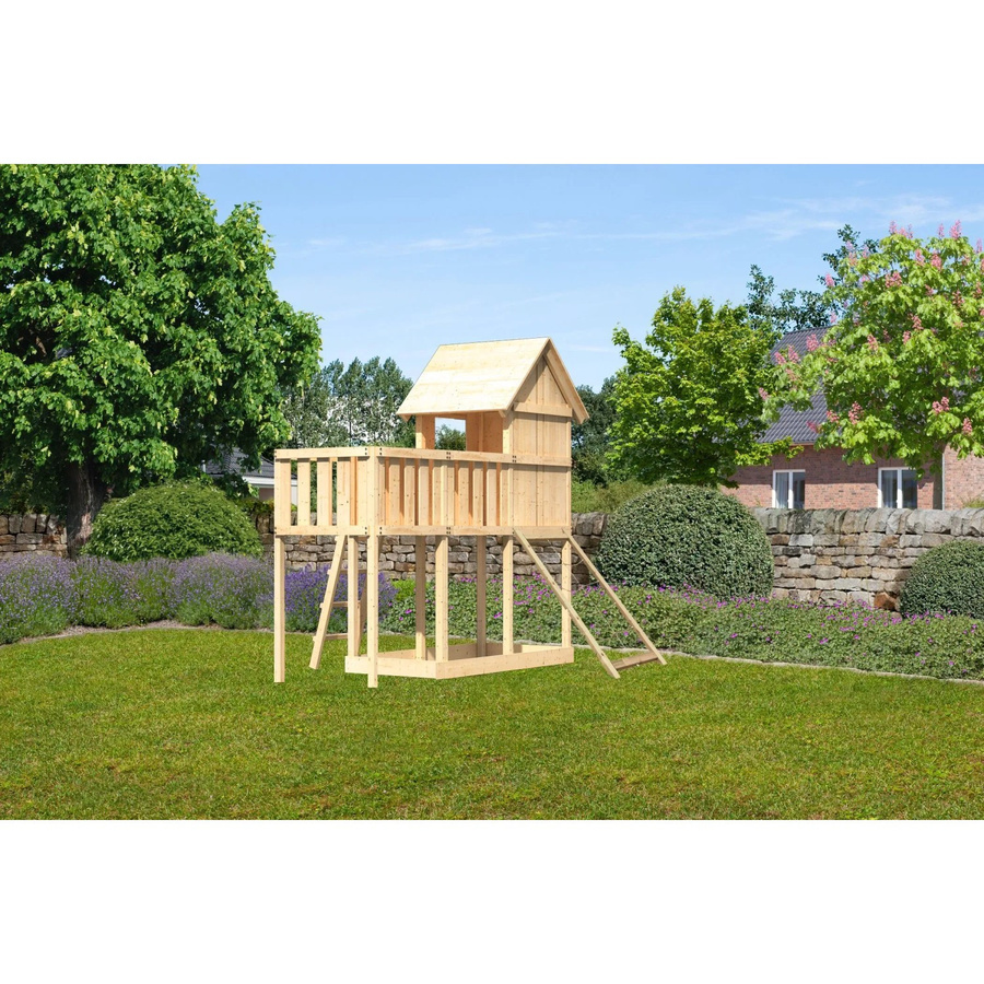 Karibiu Stelzenhaus Frieda Anbauplattform mit Netzrampe - Bild 2