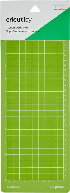 Cricut Joy StandardGrip Schneidematte in Transparent und Grün, Breite: 11,4 cm, Tiefe: 30,5 cm - Bild 1