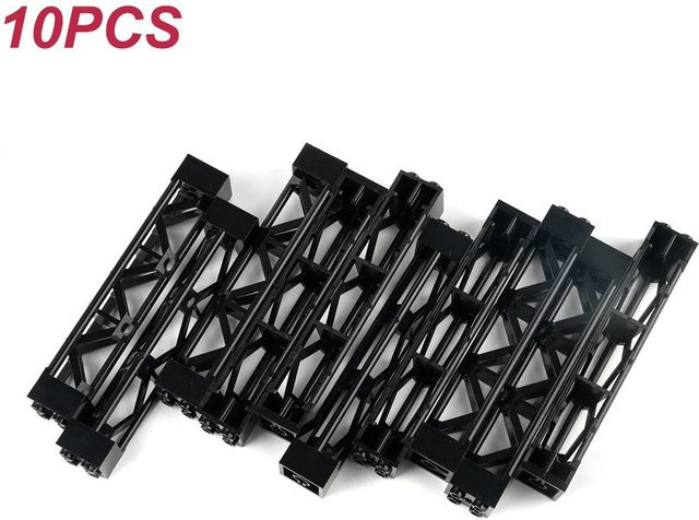 Moc Achterbahn-Strecken-Chassis Bausteine Teile, 10-teiliges Set - Bild 1