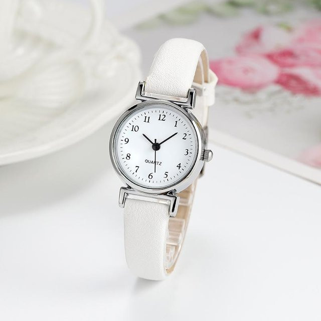 AYTA Armbanduhr Quarz, Leder, Weiß, Damen - Bild 1