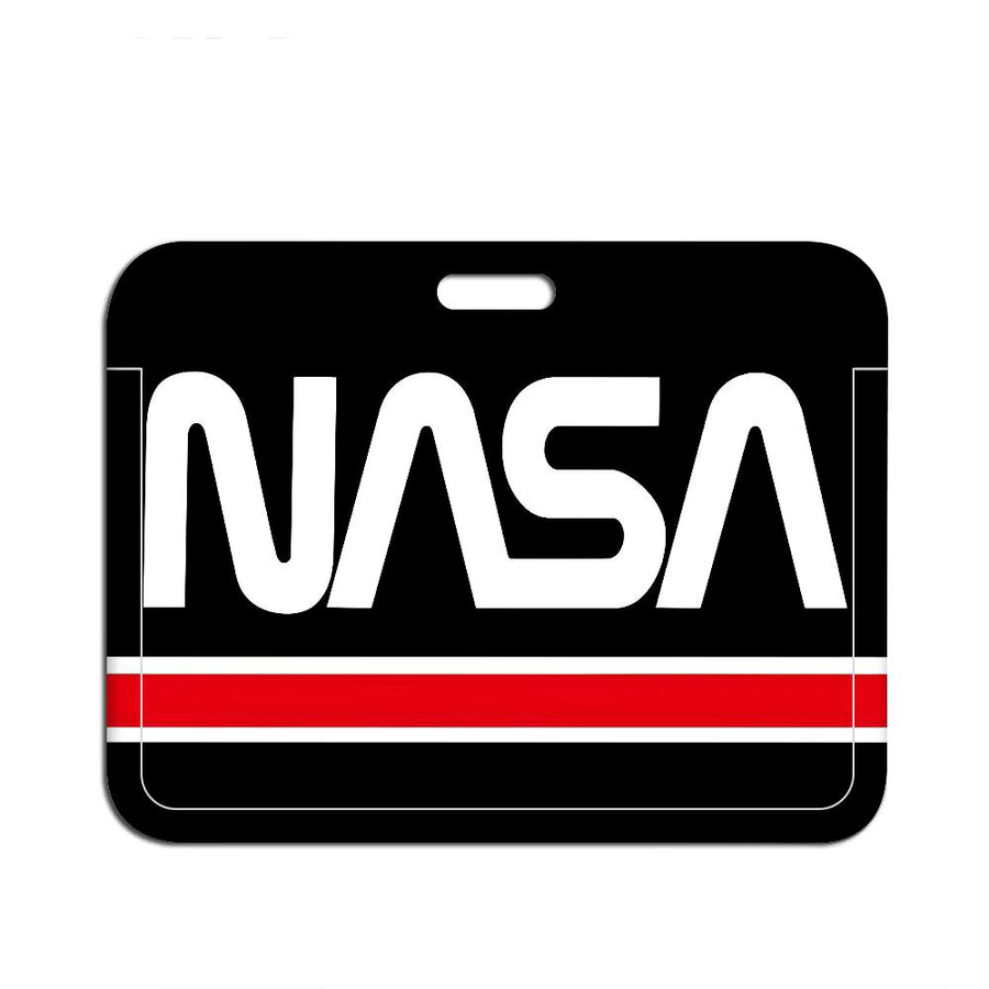 N-NASA-A Kartenhalter für Firmenmitarbeiter-Ausweise und ID-Karten aus Kunststoff in Schwarz - Bild 6