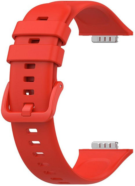 Uhrenarmband Silikon, rot, Huawei Watch Fit 2, Unisex - Bild 1