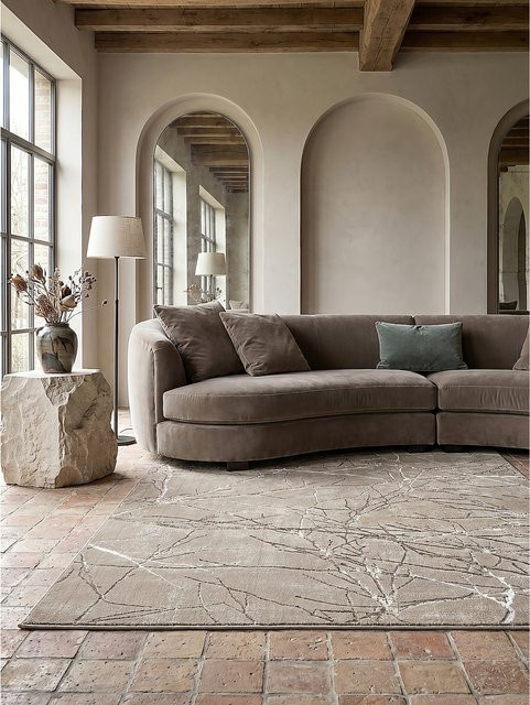 Kadima Design Teppich KAVALA Kurzflor in Beige, B/T: 120 x 170 cm - Bild 1