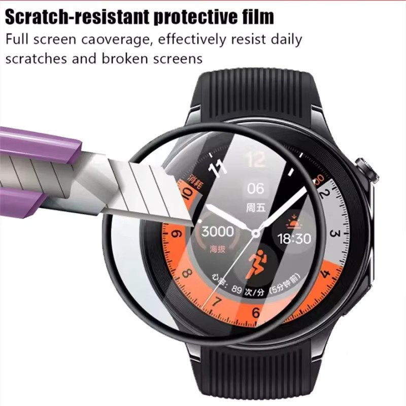 3D Schutzfilm für OPPO Watch X Smartwatch Screen Protector mit vollständiger Abdeckung, transparent - Bild 2