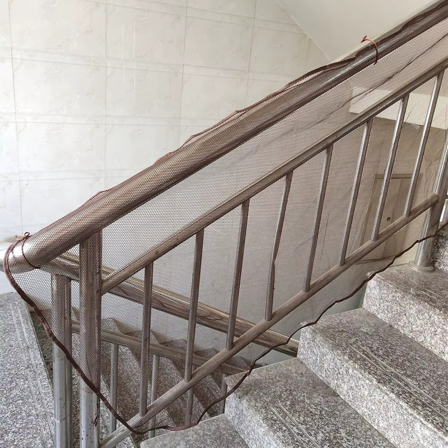 Sicherheitsnetz für Balkon, Kinder und Haustiere von 3M in Braun, Breite: 300 cm, Höhe: 77 cm - Bild 2