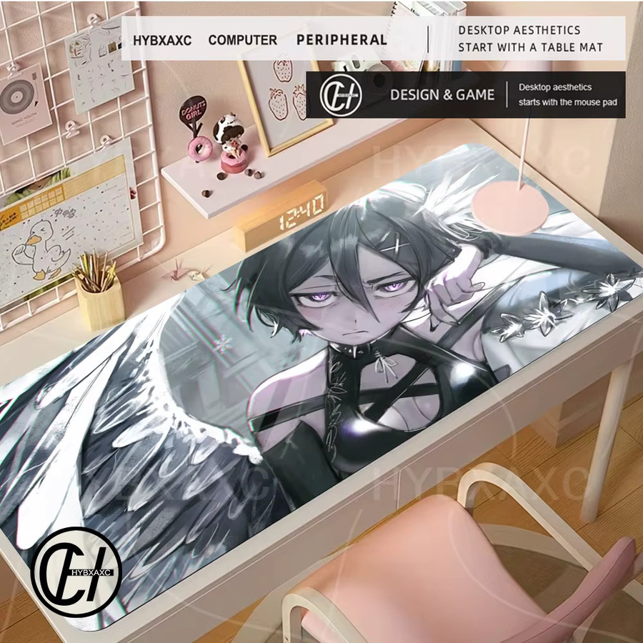 Rutschfestes Gaming Mauspad Rukia Kuchiki für PC und Laptop, Multicolour - Bild 3