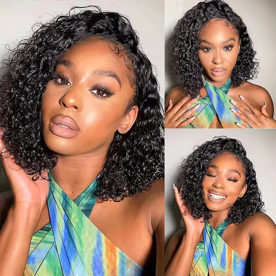 Cheetahbeauty Halbperücke aus Echthaar, Kinky Curly, 220% Dichte - Bild 4