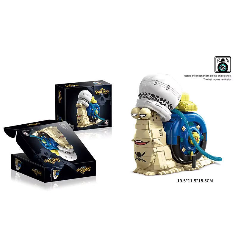 Moc Anime Baustein-Set Schnecken-Insekten-Modell für Erwachsene als Dekoration und Geschenk - Bild 2