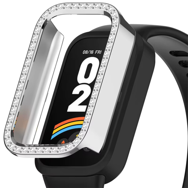 Xiaomi Hülle für Mi Band 9, Diamant, Kristall, transparent, Unisex - Bild 1