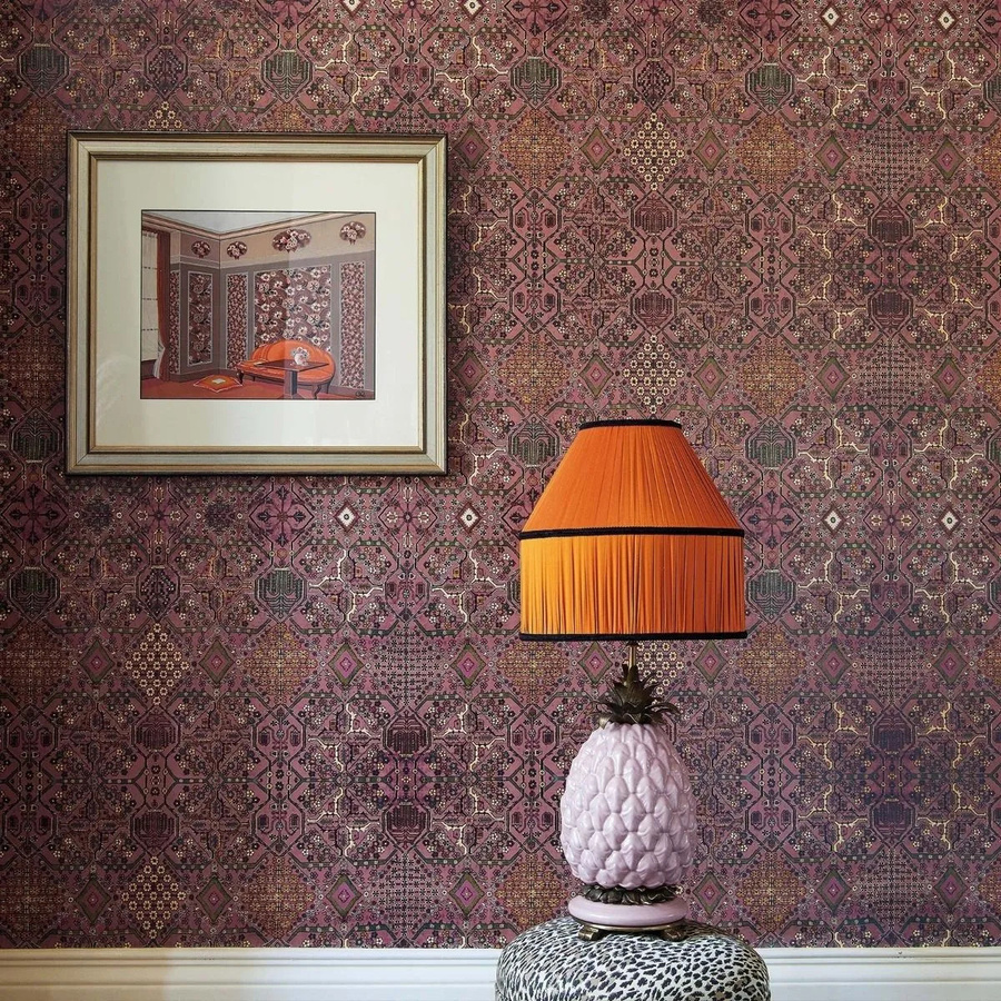 House of Hackney Tapete Mey Meh in Blush mit abstraktem und orientalischem Design - Bild 1