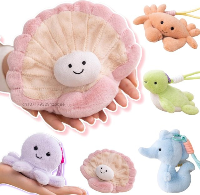 Cartoon Marine Tier Octopus Plüsch Puppe, Bunt / Mehrfarbig - Bild 1