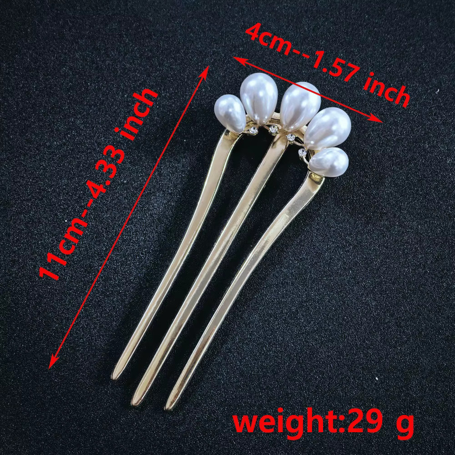 DDZST Haarnadeln U-förmige Metall Haar Clips, Damen - Bild 1