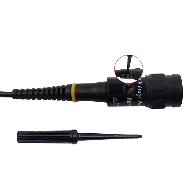 Mayitr Oszilloskop-Sonden-Kit 60 MHz 1X 10X in Schwarz, Hochpräzises Messleitungen-Zubehör für ZT703S - Bild 2