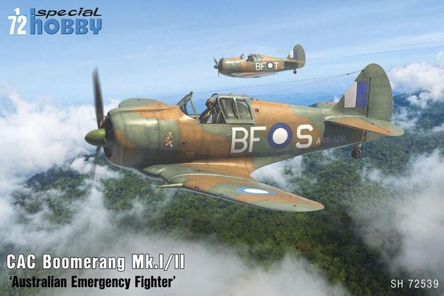 Special Hobby CAC Boomerang Mk.I/II - Australian Emergency Fighter, Modellfahrzeug, 1:72 - Bild 1