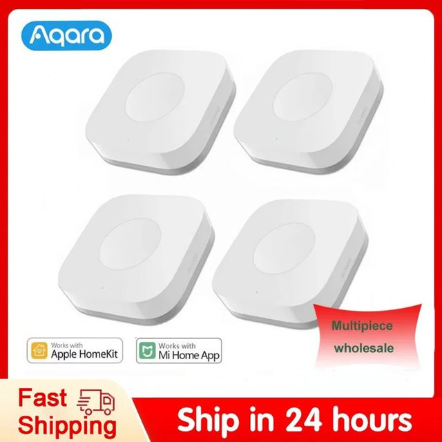Aqara Smart Wireless Mini Switch Zigbee One Key Control Button in Weiß für HomeKit und Xiaomi Mi Home Smart Home Security - Bild 1