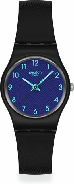 Swatch Damenuhr, Analoguhr, Quarz, Kunststoff, Schwarz - Bild 1