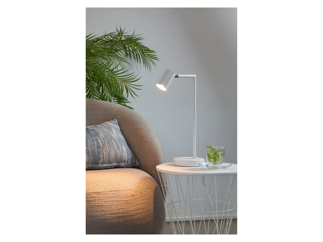 LIVARNO HOME LED-Tischleuchte in Weiß mit neigbarem und schwenkbarem Kopf für den Schreibtisch - Bild 3