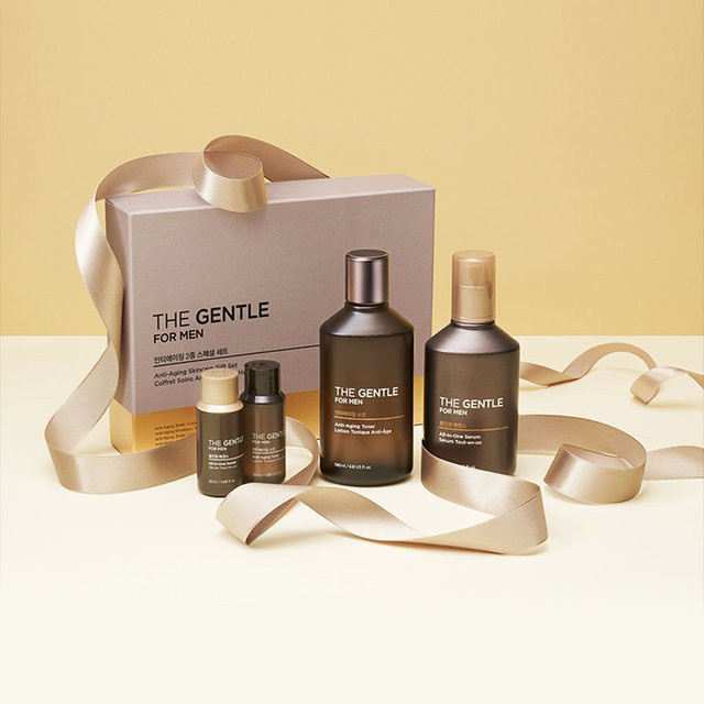 The Face Shop Das Gentle For Men Anti-Aging Geschenkset, Herren - Bild 1
