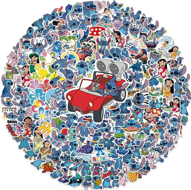 Disney Lilo & Stitch Aufkleber, Bunt / Mehrfarbig, Set / Bundle - Bild 1