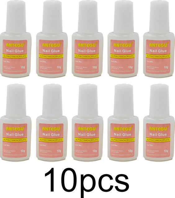 MOSKANY Nagelkleber Gel, 10/5 Stück, Klar, Unisex - Bild 1