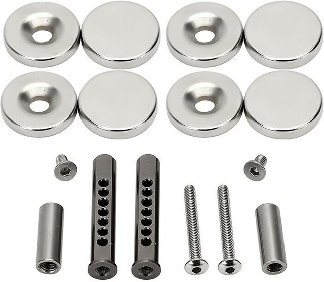 RCTOYFUN Karosserie-Pfostenhalterung und Magnet, Zubehör, 1:10, Metall - Bild 1