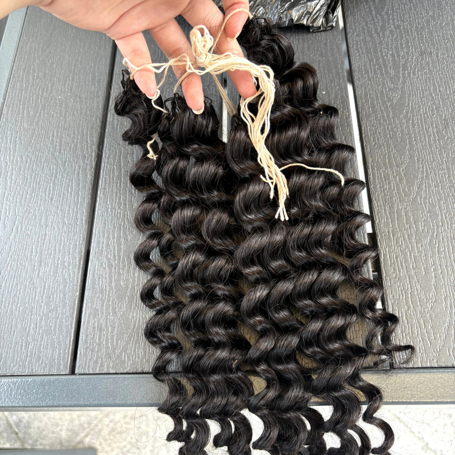 MISHELL Goddess Box Braids Echthaar-Häkelzöpfe, 100g, Damen - Bild 3