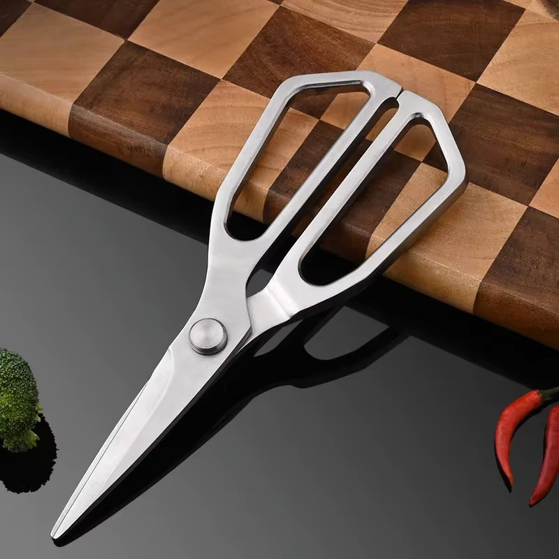 PLYS Küchenschere aus Edelstahl in Silber für Fleisch, Geflügel und Gemüse - Bild 4