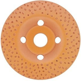 Eibenstock Hartmetall-Schleifteller fein Ø 125 mm in Orange für Winkelschleifer - Bild 1