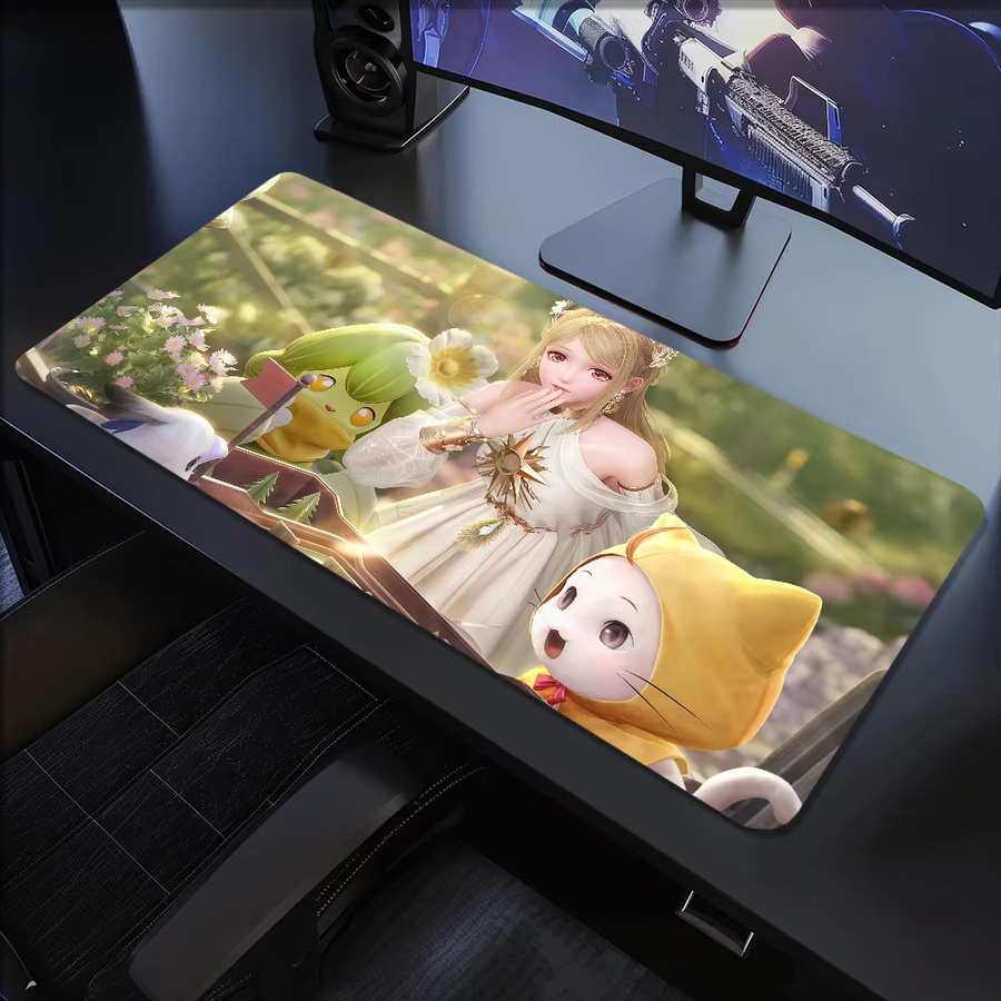 N-Nikki Mauspad Multicolor mit Lockedge-Funktion und Infinity-Kissen für Gaming und Büro - Bild 4