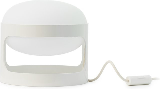 Kartell Kd28 Tischleuchte in Weiß mit LED und Dom-Design - Bild 1