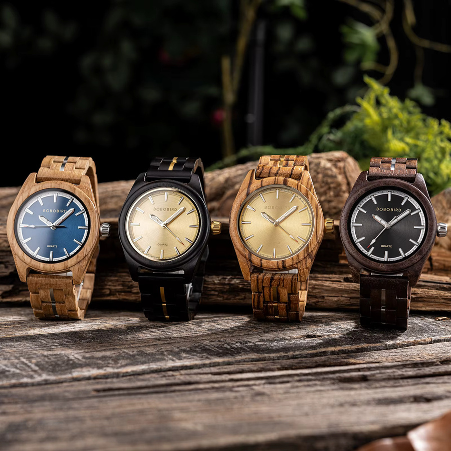 BOBO BIRD Armbanduhr Holz, Quarz, Herren - Bild 2