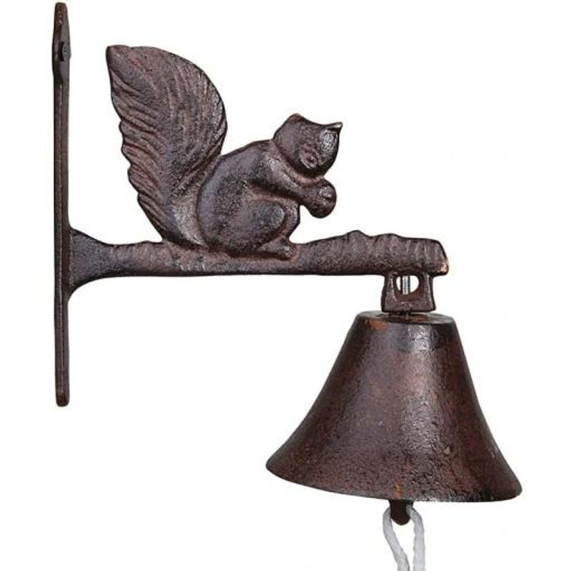 Retro Türklopfer Eichhörnchen aus Gusseisen zur Wandmontage - Bild 3