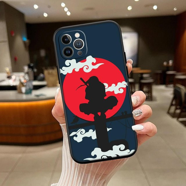 Schutzhülle RA25 Naruto Uchiha Itachi für iPhone 16, 15, 14, 13, 12 Pro Max Plus Mini in Multicolour - Bild 1