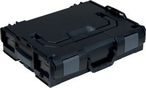 Sortimo L-BOXX 102 Werkzeugkoffer unbestückt, wasserdicht, Schwarz, B/T/H: 44,2 x 35,7 x 11,8 cm - Bild 1