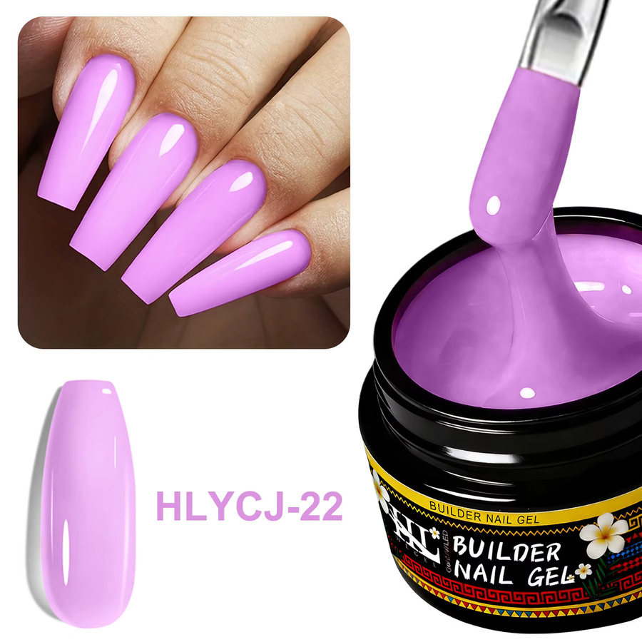 HLGEL Nagelverlängerungsgel, Transparent, 20g - Bild 3