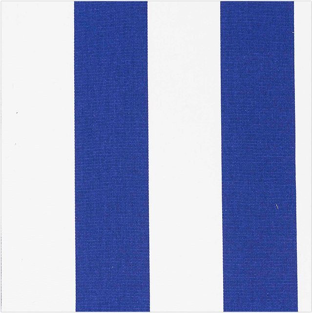 Rico Design Druckstoff Canvas Streifen weiß-blau 140 cm - Bild 1