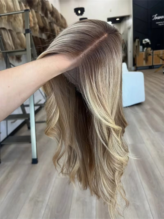 Futura Perücke, Aschblonde Ombre, Body Wave, Kunsthaar, Damen - Bild 3
