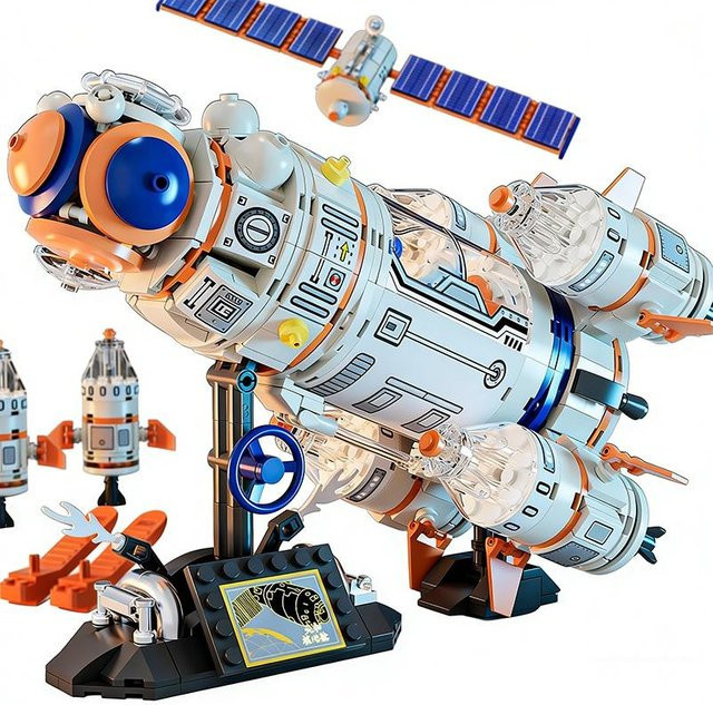 Linyi toy Weltraumforschung Weltraum Bausteine Set - Bild 1