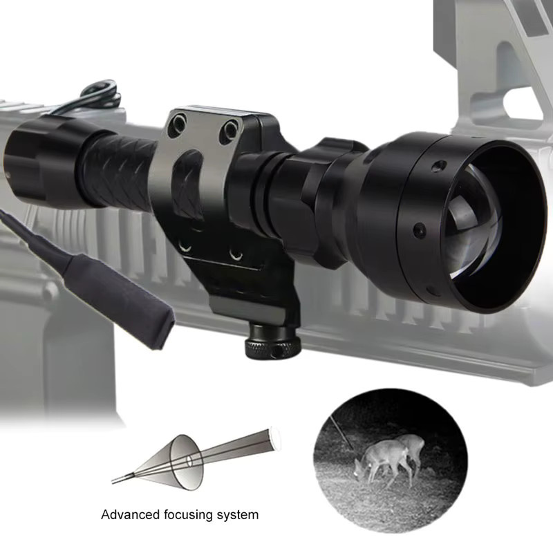 VASTFIRE 850 nm Infrarot-Taschenlampe mit einstellbarem Fokus in Schwarz - Bild 3