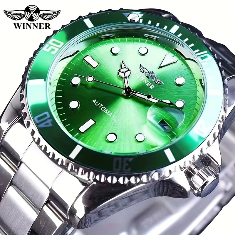 FORSINING Armbanduhr Automatik, Edelstahl, Schwarz, Herren - Bild 3
