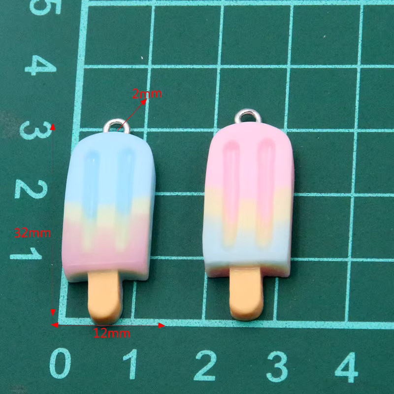 PULCHRITUDE Anhänger Harz, Bunt, 12x32mm, Unisex - Bild 2
