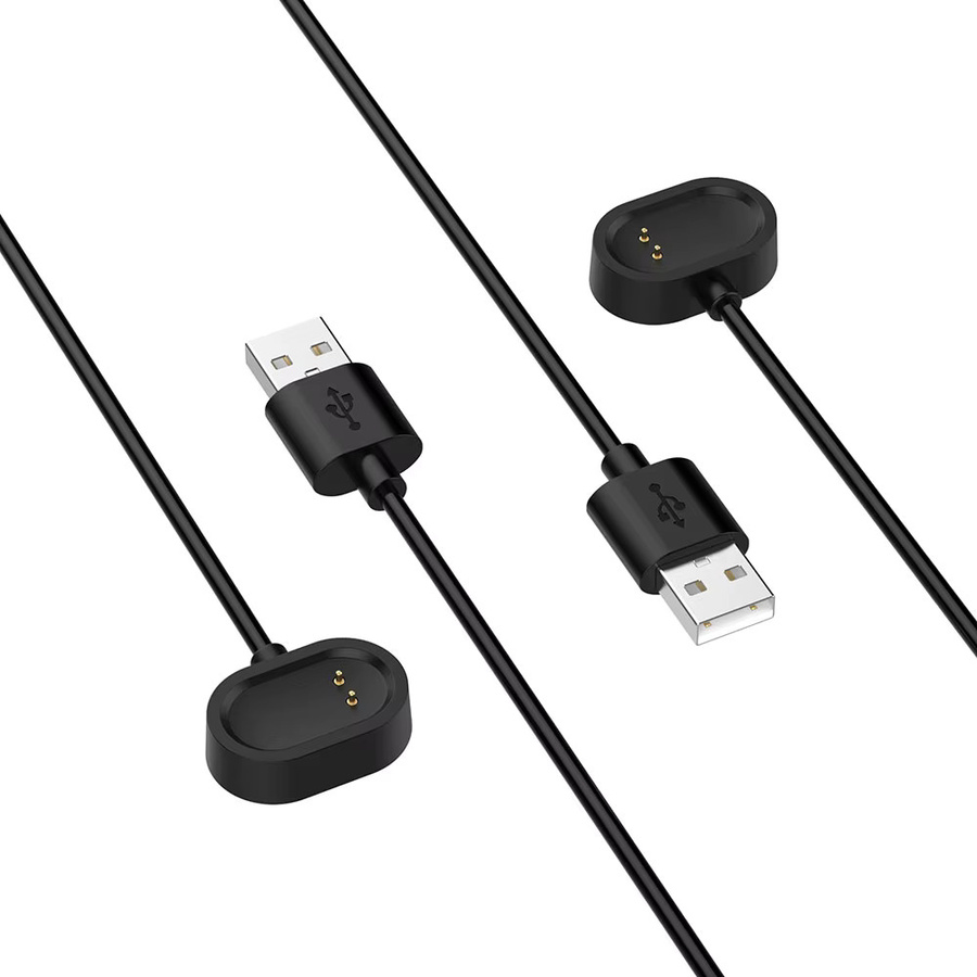 iHZCPRO Magnetisches Ladekabel für Realme Band 2 Smartwatch, RMW2010 Charging-Kabel mit Chip-Schutz, Schwarz - Bild 2